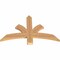 Ekena Millwork Davenport Timber Gable Bracket, Western Red Cedar, 36"W x 23"H x 1 1/2"D x 3 1/2"F, 15/12 Pitch GBW036X23X0204DAV00SWR - alternate 5